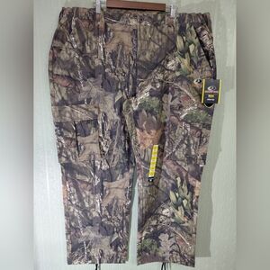 Nwt!! MOSSY OAK Mens Forest Camo Cargo Pants Hunting Woods